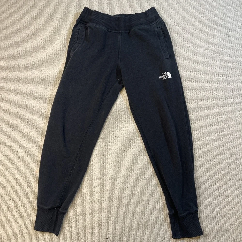 THE NORTH FACE Men's Small Jogger Sweatpants Black cotton blend